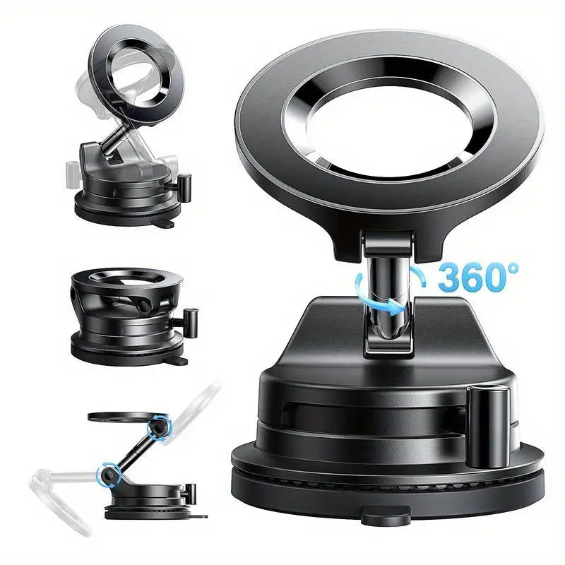 🔥Oferta Relámpago🔥 Soporte de Celular para Auto con Succión al Vacío