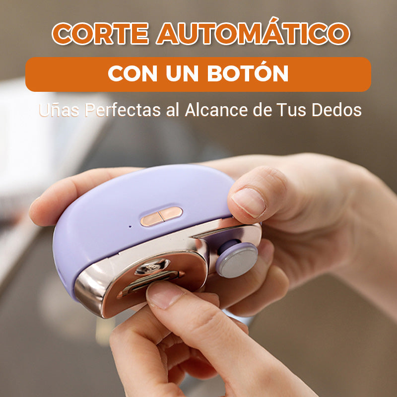 🔥Cortauñas eléctrico automático 2 en 1 con pulidor 【Seguro y práctico】