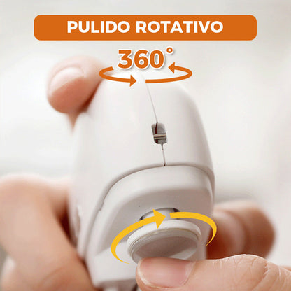 🔥Cortauñas eléctrico automático 2 en 1 con pulidor 【Seguro y práctico】