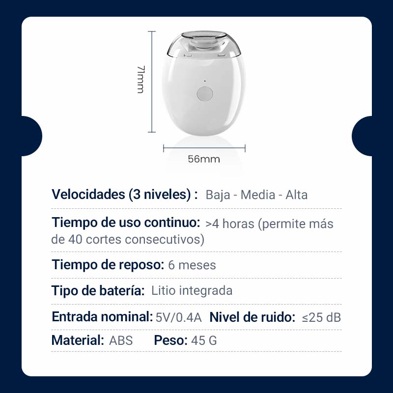 Lima de uñas automática universal para adultos y niño