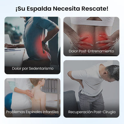 Camilla lumbar para masaje de acupuntura con terapia magnética