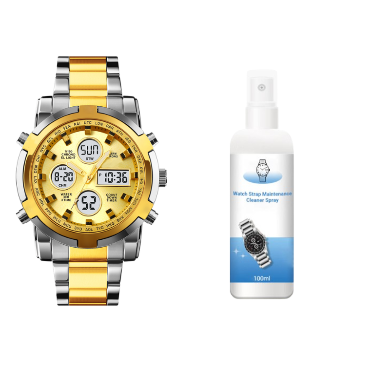 ⏰ ¡Oferta Limitada 50% OFF! ⏱️ Reloj Militar 48mm con Doble Visualización – Resistente al Agua, Preciso y Estilo Aventurero 🏞️💪