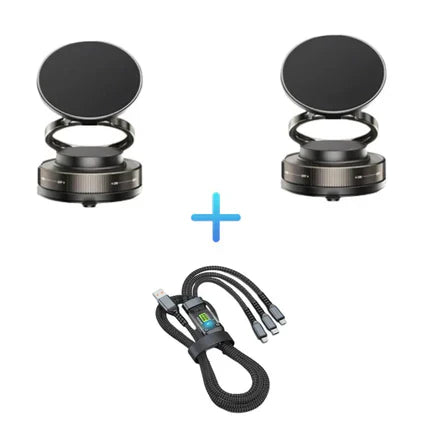 🔥Oferta Relámpago🔥 Soporte de Celular para Auto con Succión al Vacío