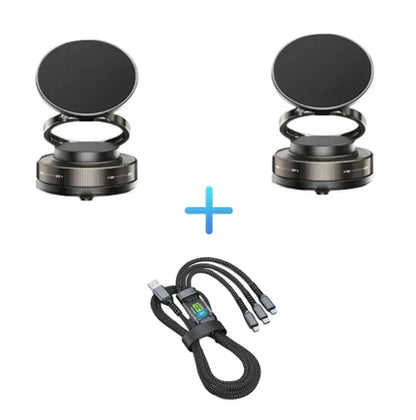 🔥Oferta Relámpago🔥 Soporte de Celular para Auto con Succión al Vacío