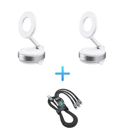 🔥Oferta Relámpago🔥 Soporte de Celular para Auto con Succión al Vacío
