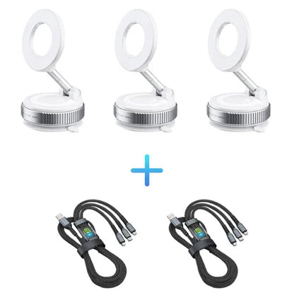 🔥Oferta Relámpago🔥 Soporte de Celular para Auto con Succión al Vacío