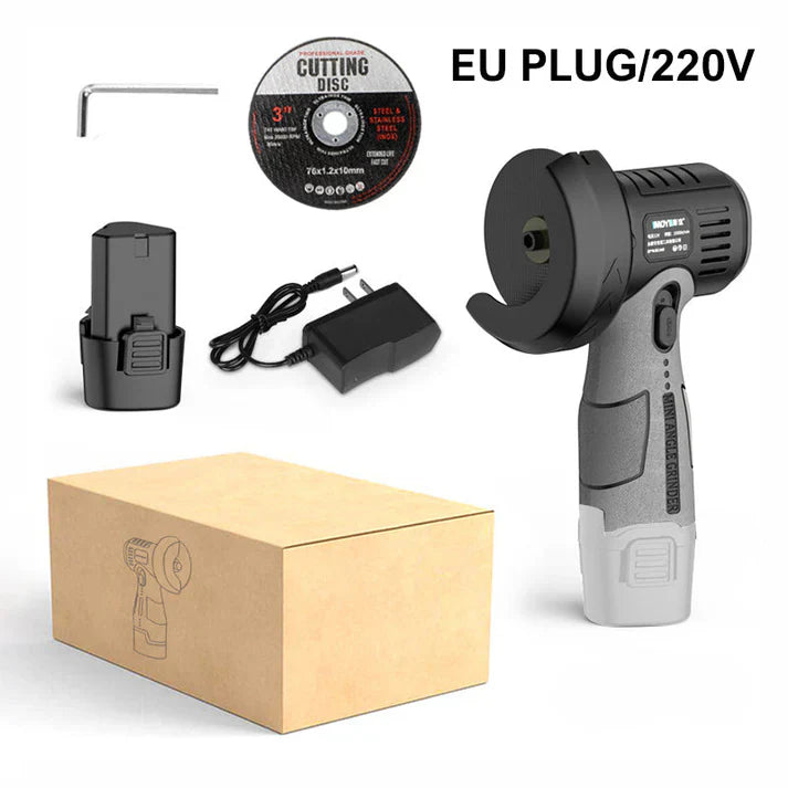 ⏳Especial por tiempo limitado🧰Mini amoladora angular 12V con disco de corte