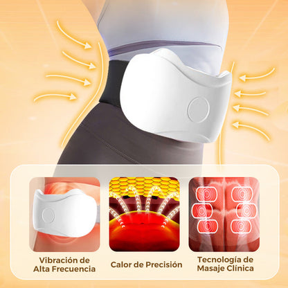 Masajeador Abdominal Eléctrico Inalámbrico para Quemar Grasa y Digerir