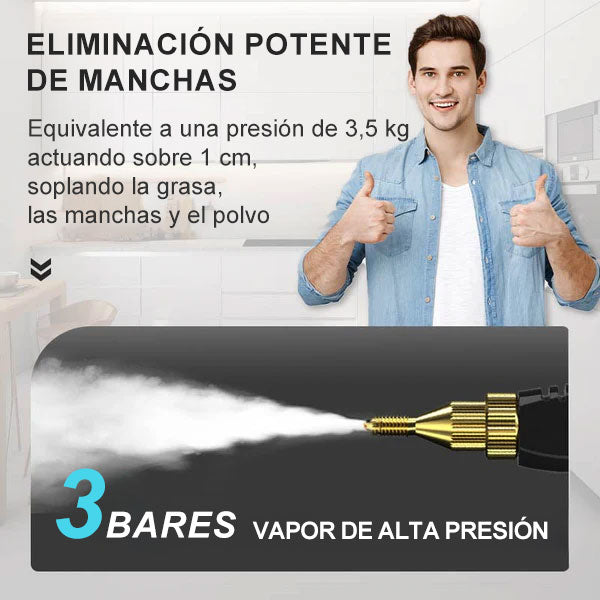 🔥Venta caliente🔥Limpiador a vapor presurizado de alta temperatura de mano de 2500W