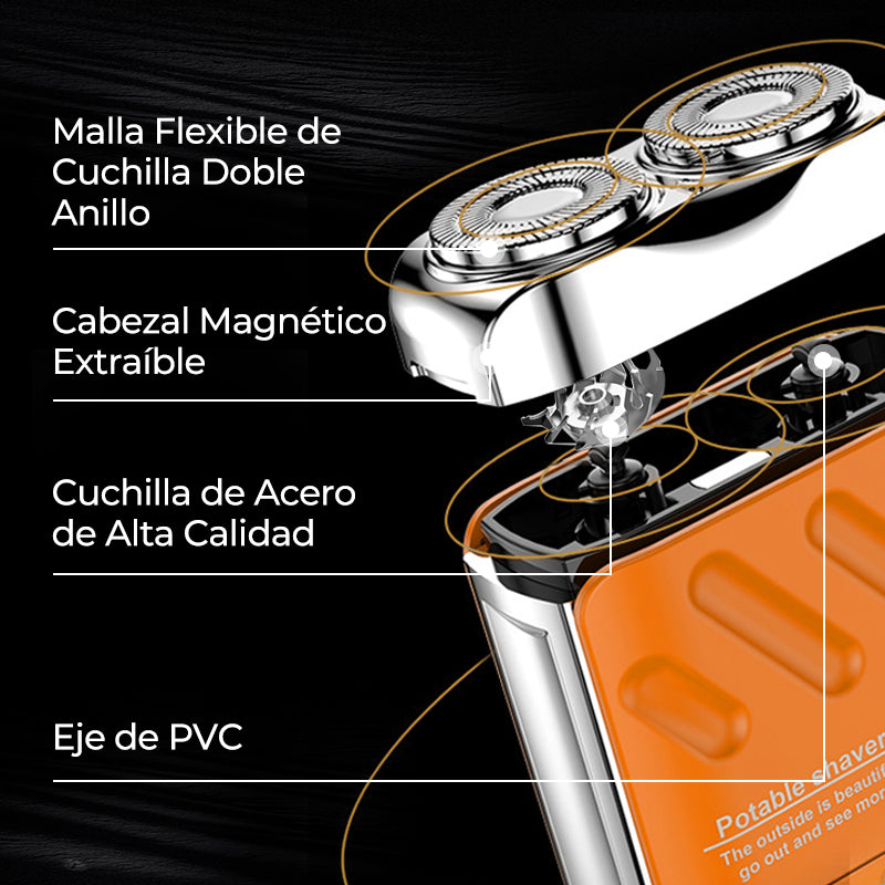 Afeitadora Eléctrica de Bolsillo para Hombre