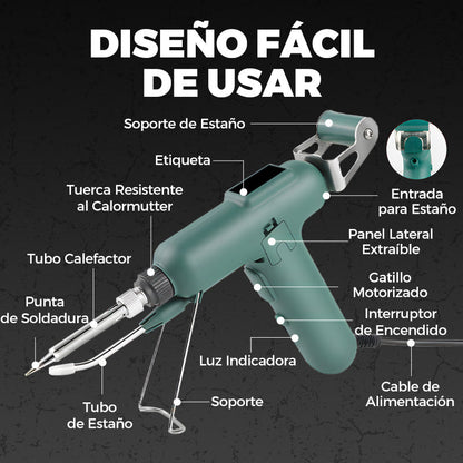 Kit Soldador Eléctrico 80W de Alta Eficiencia