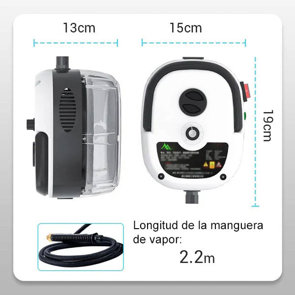 🔥Venta caliente🔥Limpiador a vapor presurizado de alta temperatura de mano de 2500W