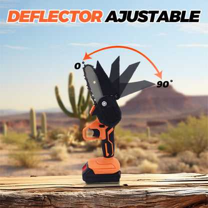 🔥Promoción por Tiempo Limitado 50% DESCUENTO🔥Mini Motosierra Inalámbrica de 6 Pulgadas con 2 Baterías