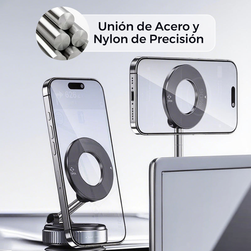 🔥Oferta Relámpago🔥 Soporte de Celular para Auto con Succión al Vacío