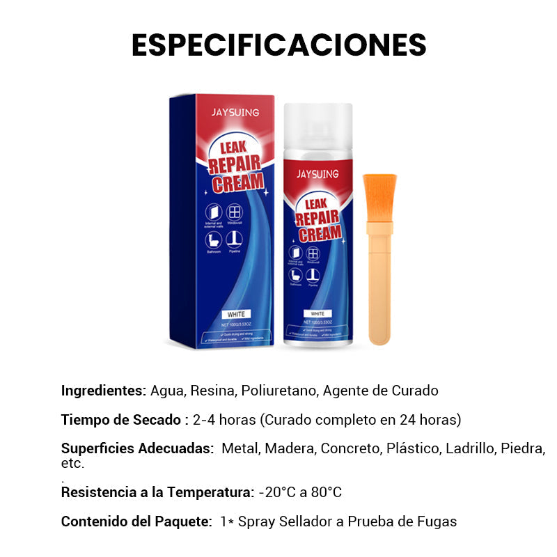 🔥Spray sellador impermeable reparador de fugas