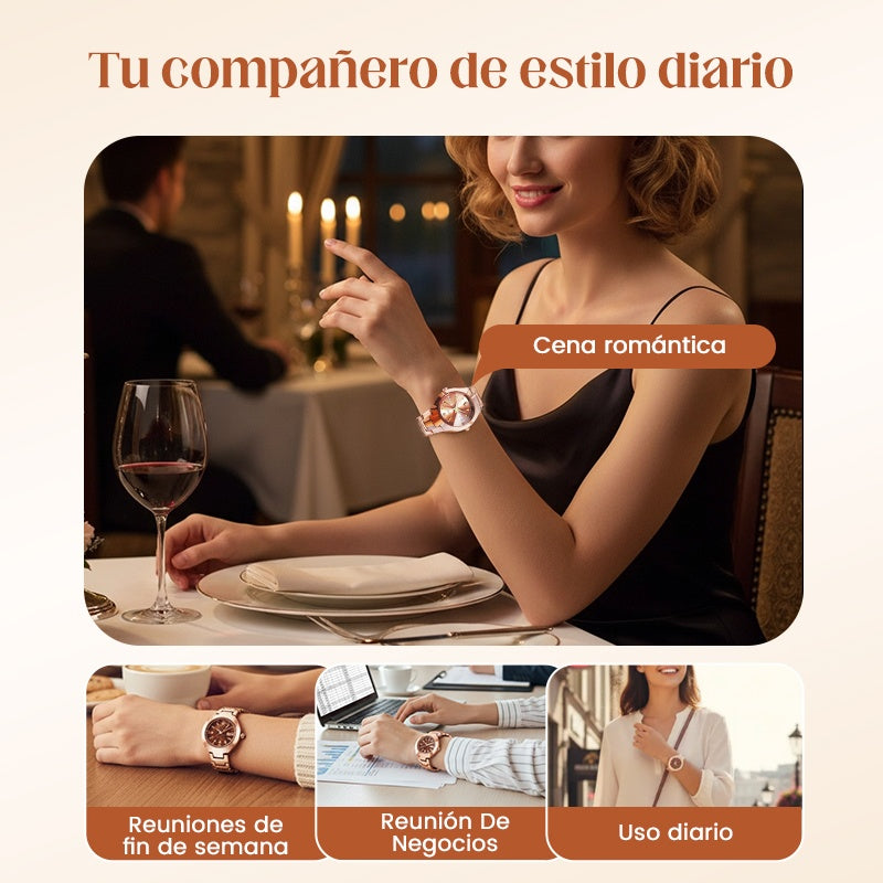 💖Reloj Femenino Premium – Elegante, Duradero y Resistente al Agua