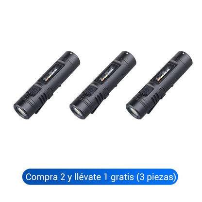 Mini linterna multifuncional de aleación de aluminio