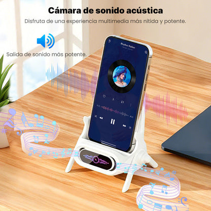 🔥 41% OFF 🎁 Soporte de teléfono con cargador rápido inalámbrico multifuncional