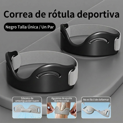 Correa de silicona para la rótula de la rodilla: absorbe los impactos y proporciona soporte transpirable 🦵