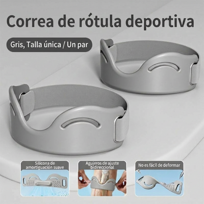 Correa de silicona para la rótula de la rodilla: absorbe los impactos y proporciona soporte transpirable 🦵