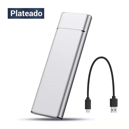 Disco duro externo portátil. Plug and play para Windows, PC y Mac.