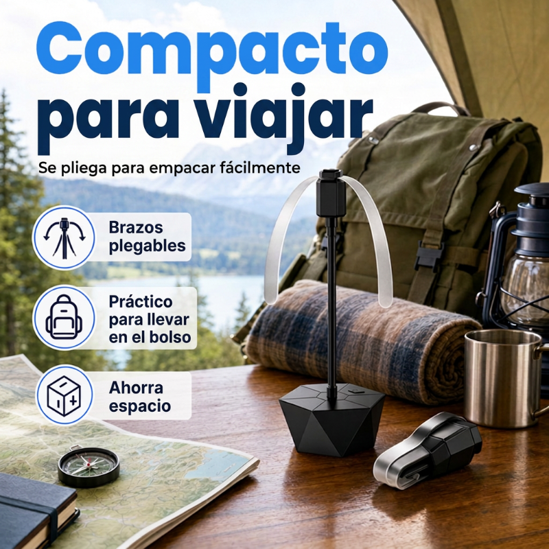 🍽️🛡️ Ahuyentador Moscas Portátil – Sin Químicos, Brazos Retráctiles y Perfecto para Picnics y Barbacoas 🍖🌿