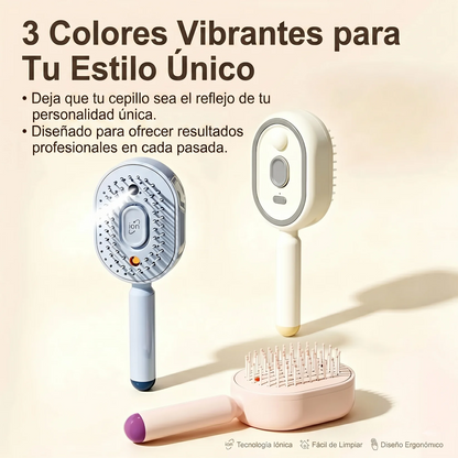 Peine de masaje multifunción con vaporizador