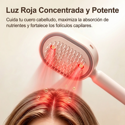 Peine de masaje multifunción con vaporizador