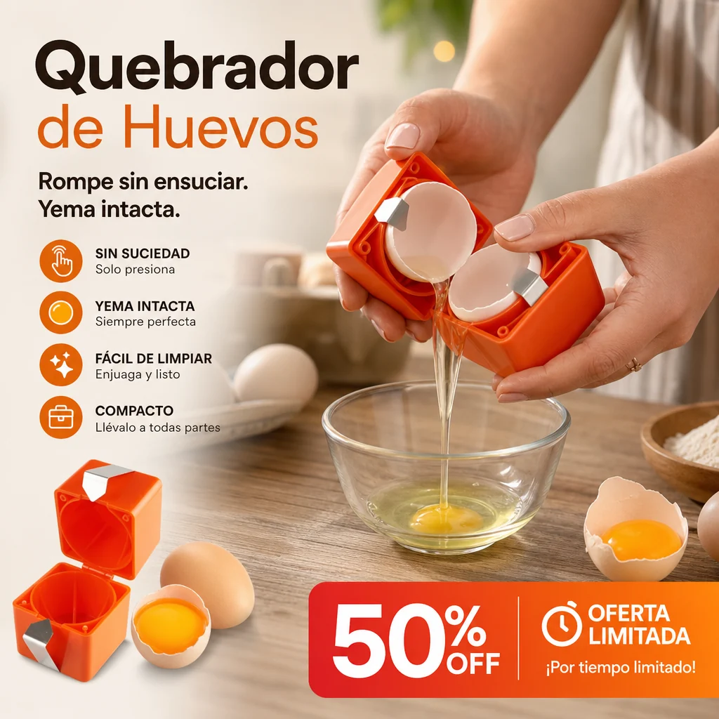 🍳 Herramienta rápida para romper huevos: abre cientos de huevos de forma más rápida y limpia 🔥
