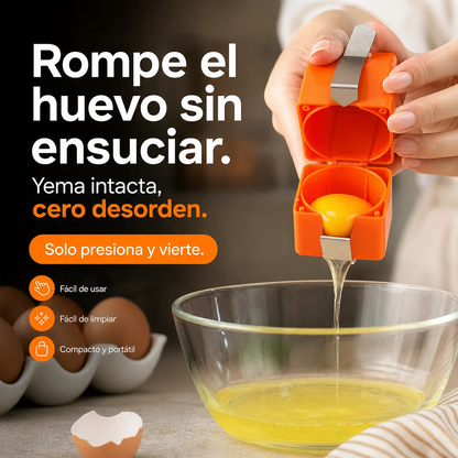 🍳 Herramienta rápida para romper huevos: abre cientos de huevos de forma más rápida y limpia 🔥