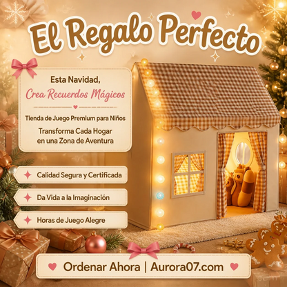 🏆 Último día 49% de descuento 🏠 Castillo de tiendas de juegos para niños ✨