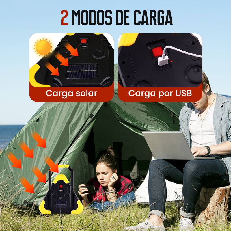 🔥Venta caliente de nuevos productos🔥2 En 1 Luz Solar De Advertencia De Emergencia