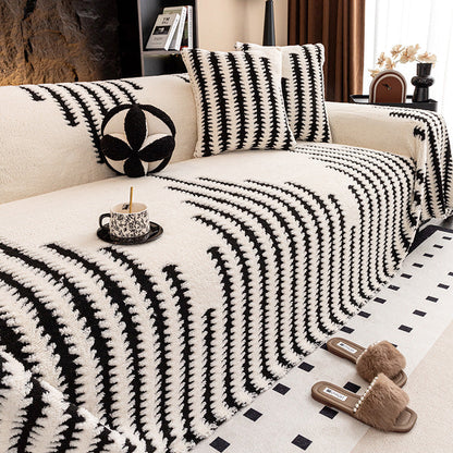 🛋️Funda de sofá suave y antideslizante de felpa
