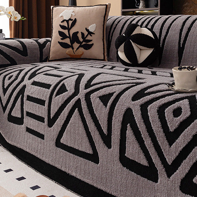 🛋️Funda de sofá suave y antideslizante de felpa