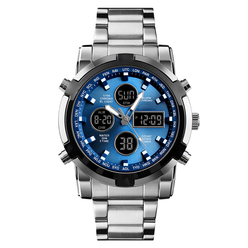 ⏰ ¡Oferta Limitada 50% OFF! ⏱️ Reloj Militar 48mm con Doble Visualización – Resistente al Agua, Preciso y Estilo Aventurero 🏞️💪