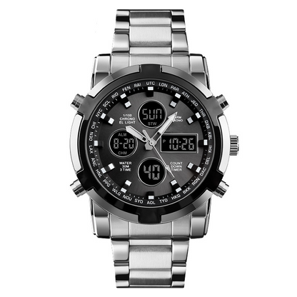 ⏰ ¡Oferta Limitada 50% OFF! ⏱️ Reloj Militar 48mm con Doble Visualización – Resistente al Agua, Preciso y Estilo Aventurero 🏞️💪
