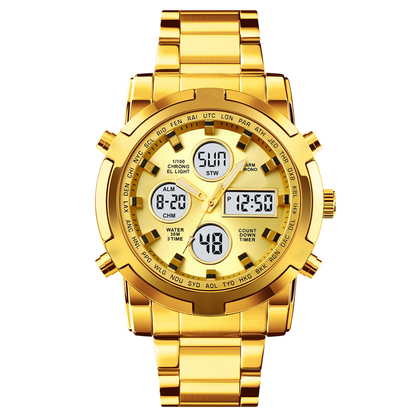 ⏰ ¡Oferta Limitada 50% OFF! ⏱️ Reloj Militar 48mm con Doble Visualización – Resistente al Agua, Preciso y Estilo Aventurero 🏞️💪