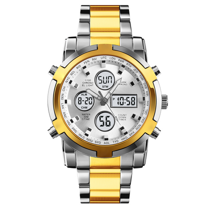 ⏰ ¡Oferta Limitada 50% OFF! ⏱️ Reloj Militar 48mm con Doble Visualización – Resistente al Agua, Preciso y Estilo Aventurero 🏞️💪