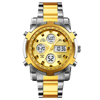 ⏰ ¡Oferta Limitada 50% OFF! ⏱️ Reloj Militar 48mm con Doble Visualización – Resistente al Agua, Preciso y Estilo Aventurero 🏞️💪