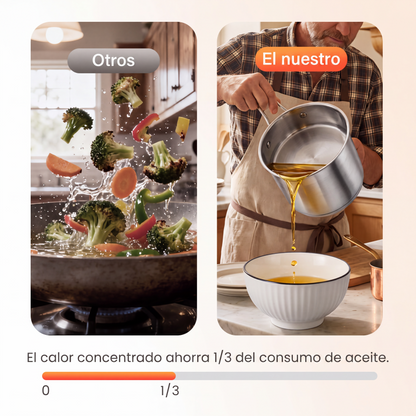 🔥ÚLTIMO DÍA DE REBAJAS 50% DE DESCUENTO🎁Freidora multifuncional de acero inoxidable 304
