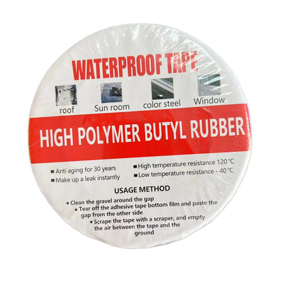 🛡️💧 Cinta Impermeable de Aluminio Reforzado – Sella Grietas, Techos y Tuberías, Resistente a la Intemperie y Temperaturas Extremas ☀️❄️