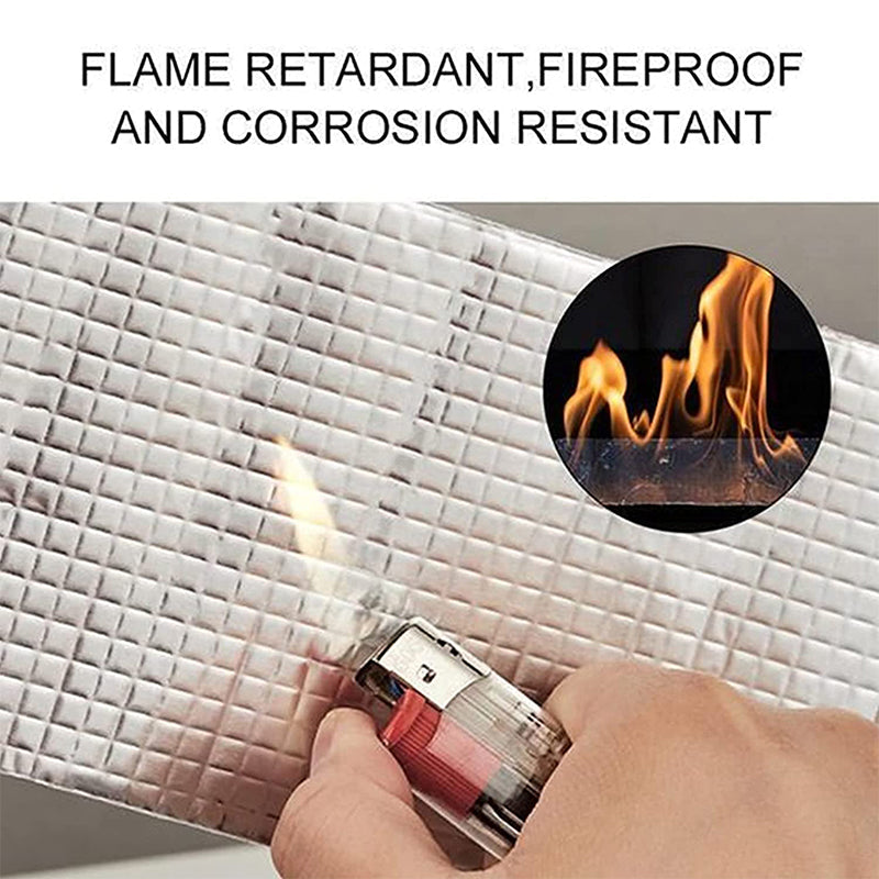 🛡️💧 Cinta Impermeable de Aluminio Reforzado – Sella Grietas, Techos y Tuberías, Resistente a la Intemperie y Temperaturas Extremas ☀️❄️