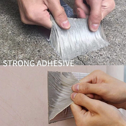 🛡️💧 Cinta Impermeable de Aluminio Reforzado – Sella Grietas, Techos y Tuberías, Resistente a la Intemperie y Temperaturas Extremas ☀️❄️