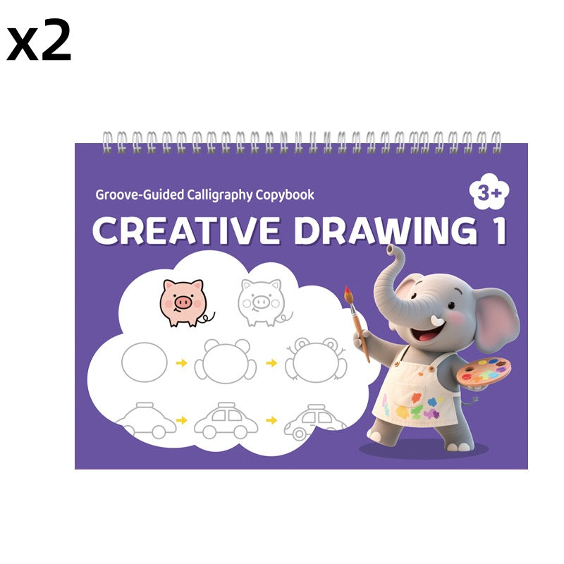 ✏️✨ Cuaderno de Caligrafía para Niños – Reutilizable con Tinta que Desaparece, Practica Escribir sin Gastar Hojas 🎒📚